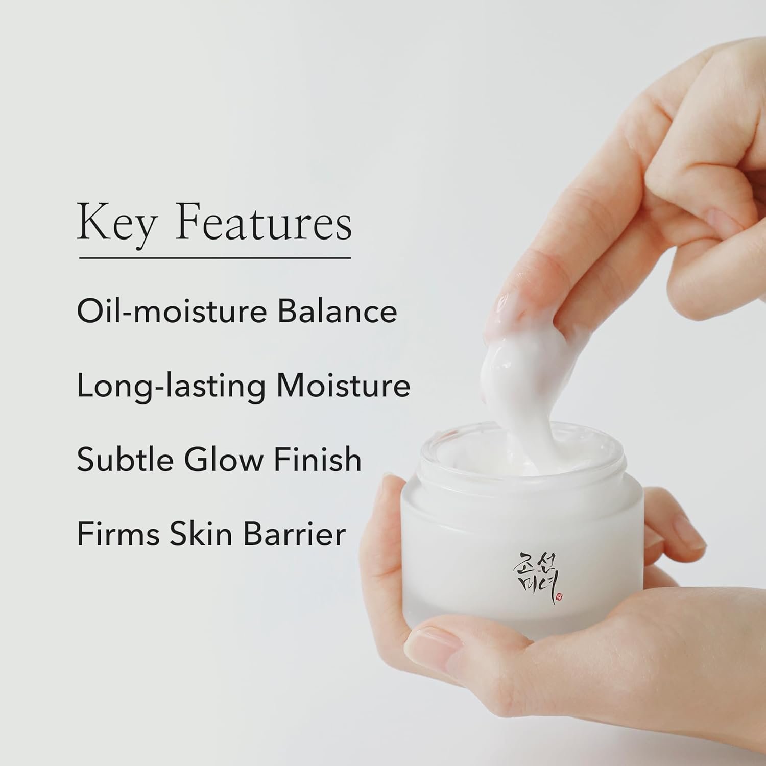 61AdQhWeWQL._SL1500_ alt="Hydrating Face Moisturizer for Dry, Sensitive Skin, Korean Skincare for Men & Women 100ml"