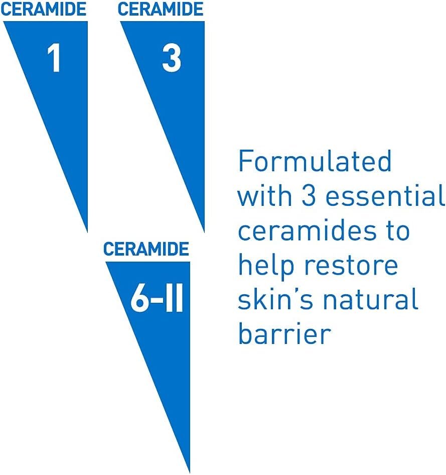 CeraVe Salicylic Acid Cleanser 16 oz Renewing Exfoliating Face Wash with Vitamin D & Hyaluronic Acid Fragrance-Free, Non-Comedogenic, Gentle for Normal to Oily Skin (9)