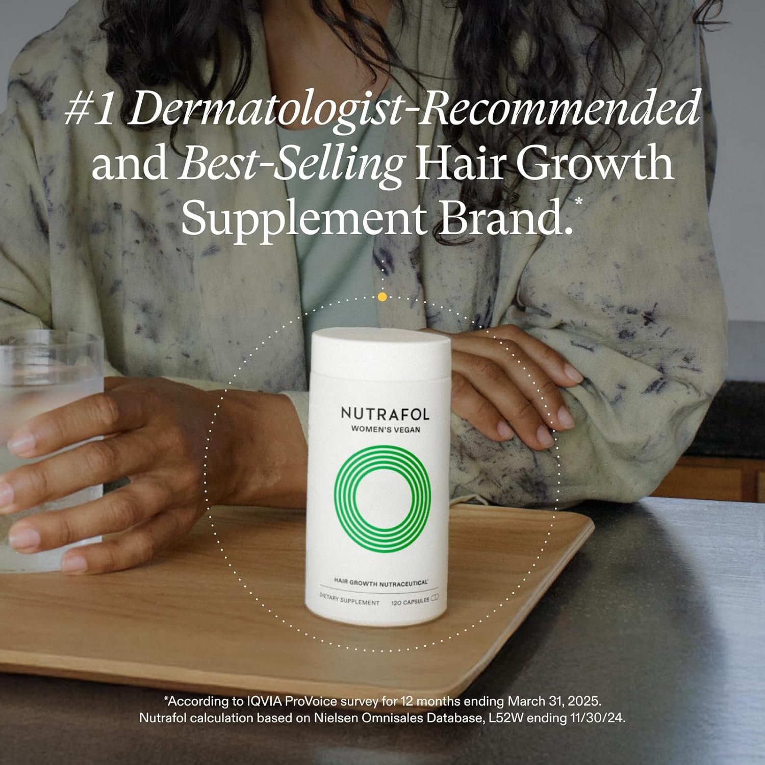 Nutrafol Women’s Balance Hair Growth Supplement – Clinically Proven for Thicker Hair – Ages 45+ 1-Month Supply – Soy-Free Dairy-Free Dermatologist Recommended (8)